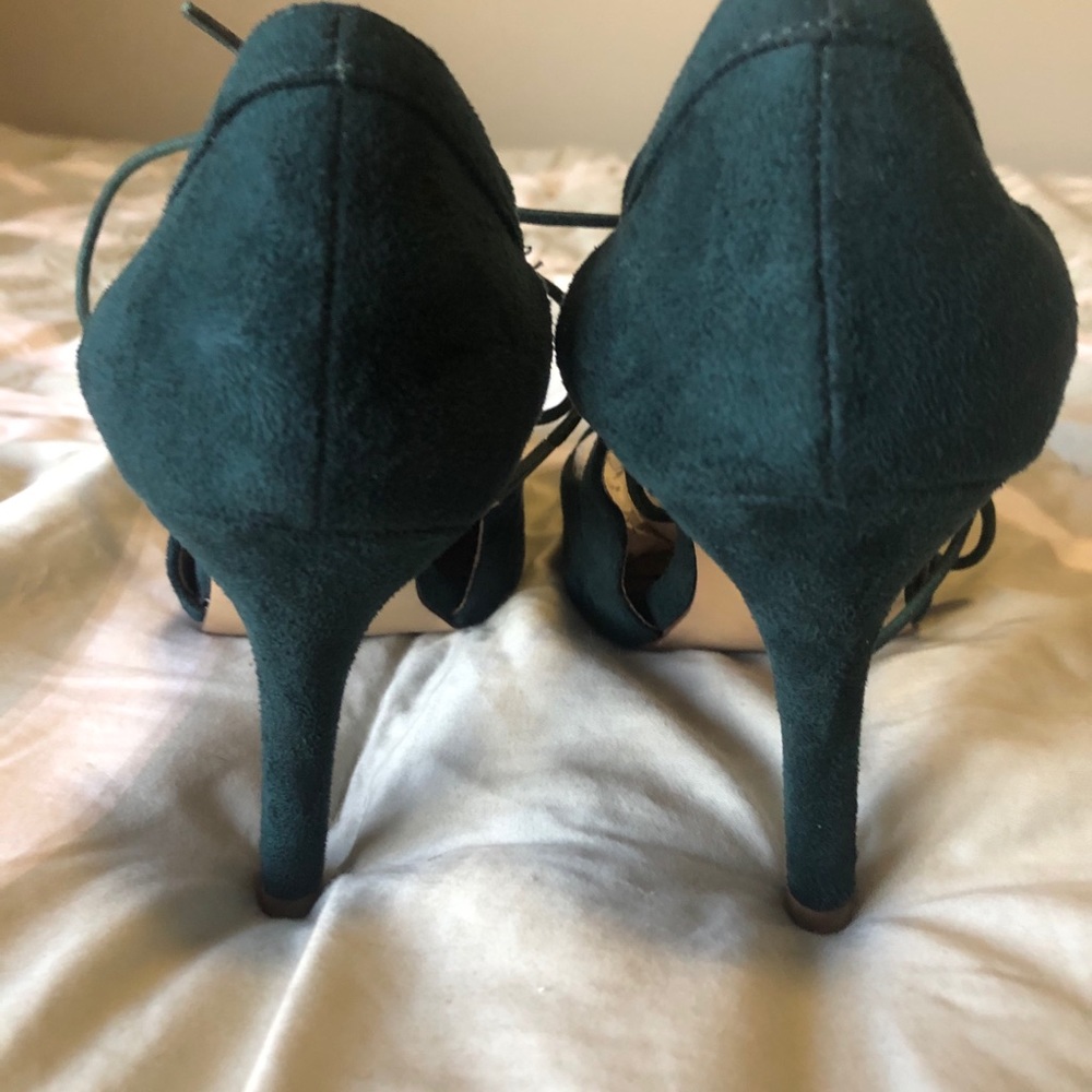 Green never worn shoes